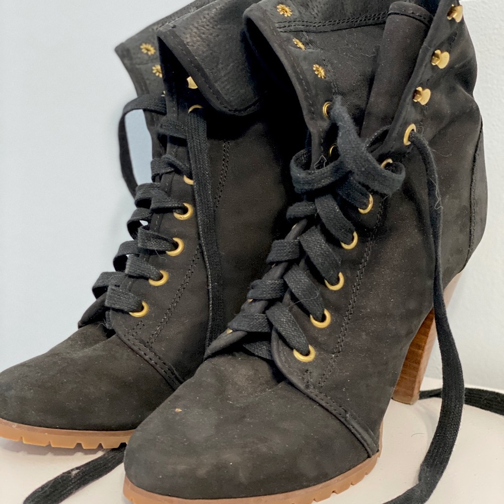 Lace Up Black boots